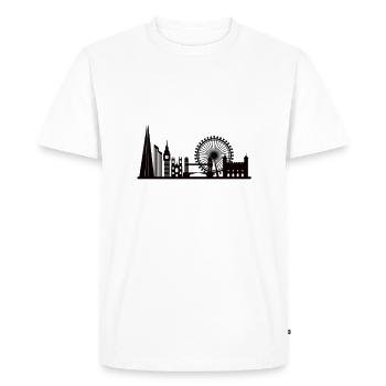 London skyline - Men's Premium Organic T-Shirt - white - Front - Nico (187cm)