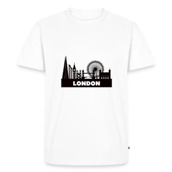 London skyline - Men's Premium Organic T-Shirt - white - Front - Nico (187cm)