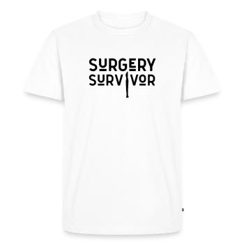 Surgery Surviving patient Surgeon operating room - Men's Premium Organic T-Shirt - white - Front - Nico (187cm)