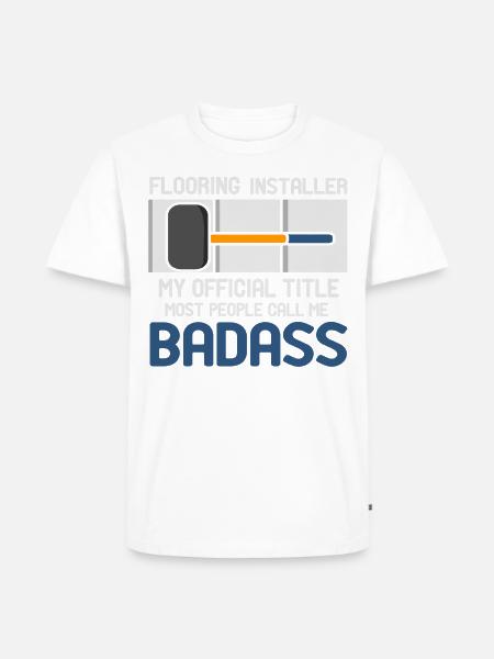 Fußbodenverleger Bauarbeiter - Männer Premium Bio T-Shirt -