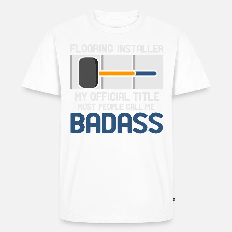 Fußbodenverleger Bauarbeiter - Männer Premium Bio T-Shirt - undefined