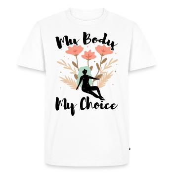 Féministe féministe cadeau feminist - T-shirt Premium bio Homme - blanc - Devant - Nico (187cm)