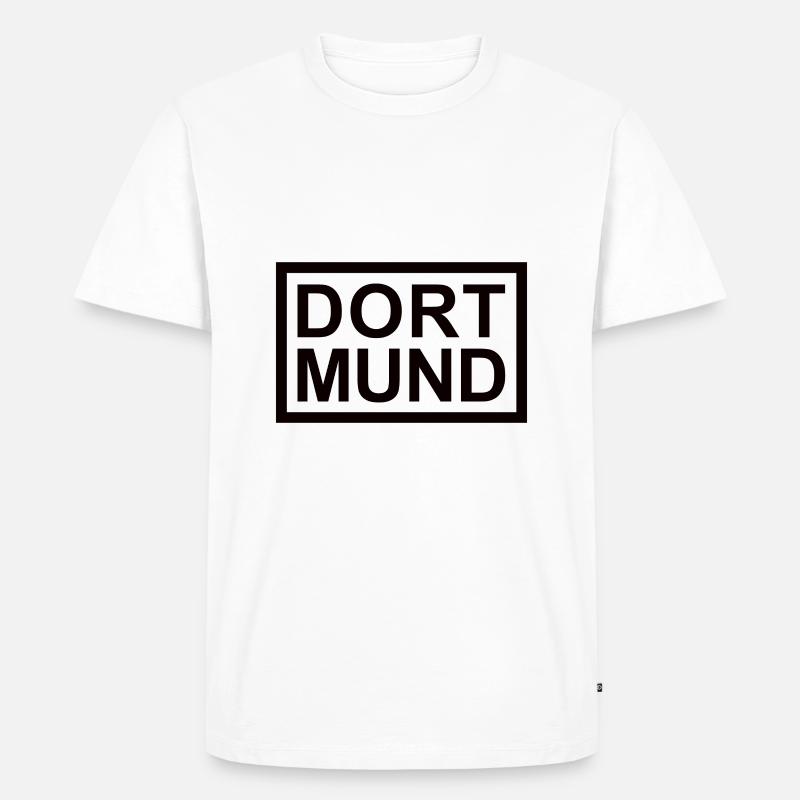 Dortmund - Männer Premium Bio T-Shirt - Weiß