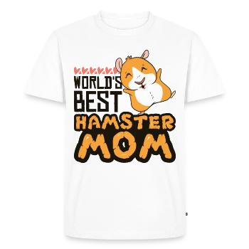 Hamster Mama Dwarf Hamster Gold Hamster Roder - Men's Premium Organic T-Shirt - white - Front - Nico (187cm)