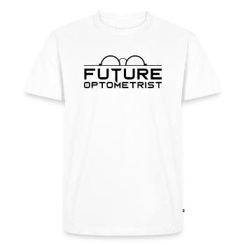 Optician Optometrist Optometrist Optometry Optics - Men's Premium Organic T-Shirt - white - Front - Nico (187cm)