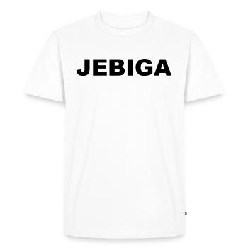 Jebiga - Drôle de Balkan Jugo Yougoslavie Cadeau - T-shirt Premium bio Homme - blanc - Devant - Nico (187cm)