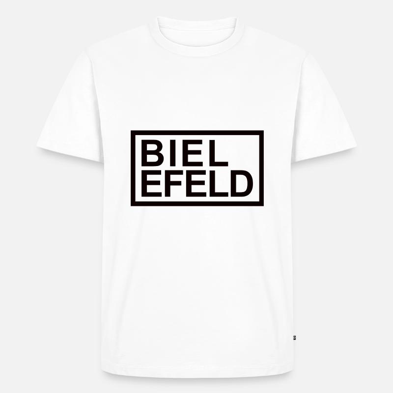 Bielefeld - Männer Premium Bio T-Shirt - Weiß
