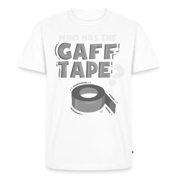 Cadeau de proverbe de technicien de scène - T-shirt Premium bio Homme - blanc - Devant - Nico (187cm)