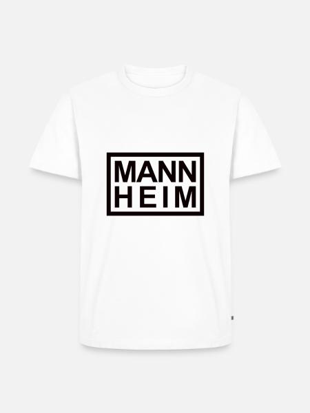 Mannheim - Männer Premium Bio T-Shirt - Weiß
