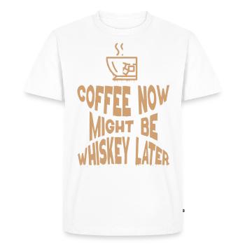 Whiskey Whiskey buveur de whisky - T-shirt Premium bio Homme - blanc - Devant - Nico (187cm)