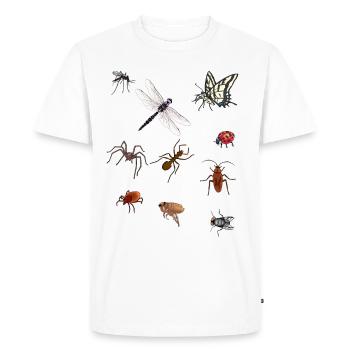 Nature nature nature nature nature faune forêt enfants - T-shirt Premium bio Homme - blanc - Devant - Nico (187cm)
