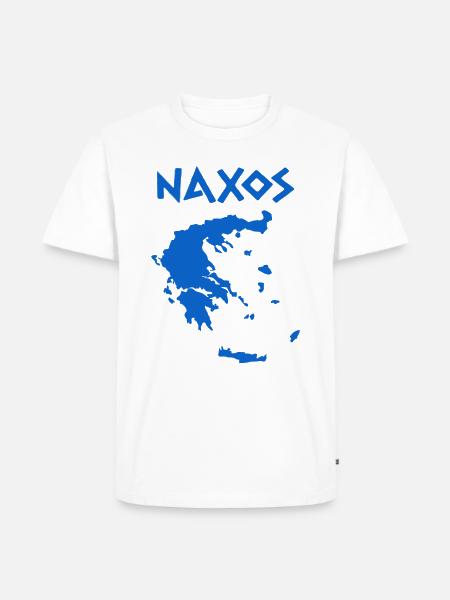 Naxos Greece - Men's Premium Organic T-Shirt - white