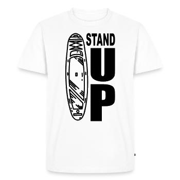 Stand Up Paddle Board - SUP Board - Paddle Board - Men's Premium Organic T-Shirt - white - Front - Nico (187cm)