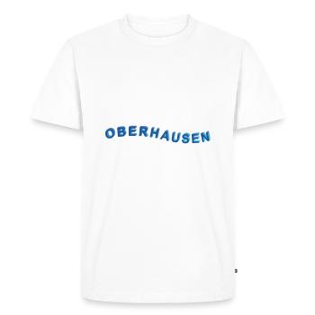 Oberhausen Welle - Men's Premium Organic T-Shirt - white - Front - Nico (187cm)