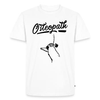 Osteopath Chiropractic Osteopath Osteopathy - Men's Premium Organic T-Shirt - white - Front - Nico (187cm)