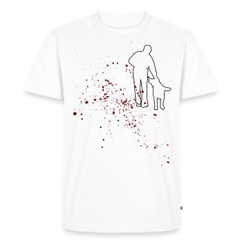The walking dad - T-shirt Premium bio Homme - blanc - Devant - Nico (187cm)