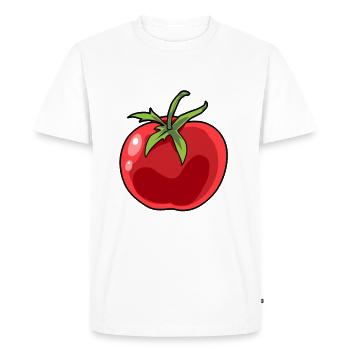 Tomato tomatoes tomatoes greenhouse vegetables - Men's Premium Organic T-Shirt - white - Front - Nico (187cm)