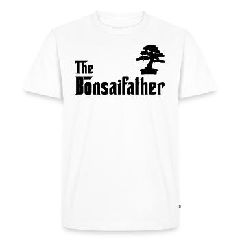 The Bonsaifather Plant Japanese Garden Buddhist - Men's Premium Organic T-Shirt - white - Front - Nico (187cm)