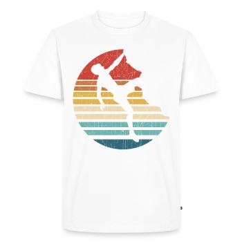 Gift Climber Boulderers climbing bouldering - Men's Premium Organic T-Shirt - white - Front - Nico (187cm)