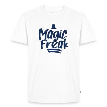 Magic Freak Magician Magician Wizard - Men's Premium Organic T-Shirt - white - Front - Nico (187cm)