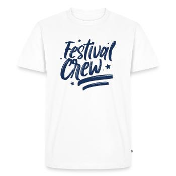 Festival Équipe Festival festival festival - T-shirt Premium bio Homme - blanc - Devant - Nico (187cm)