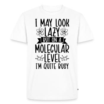 Biochemists Biochemistry Biology Chemists - Men's Premium Organic T-Shirt - white - Front - Nico (187cm)