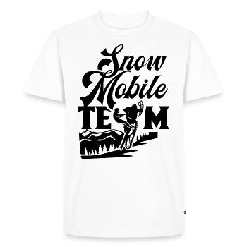 Snowmobile Team Snowmobile Snowmobiles - Men's Premium Organic T-Shirt - white - Front - Nico (187cm)