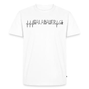 Galabauer Galabau Paysagiste - T-shirt Premium bio Homme - blanc - Devant - Nico (187cm)