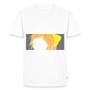 Hentai Anime Manga Japonais Etchi Waifu Kawaii - T-shirt Premium bio Homme - blanc - Devant - Nico (187cm)