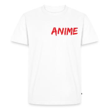 Hentai Anime Manga Japonais Etchi Waifu Kawaii - T-shirt Premium bio Homme - blanc - Devant - Nico (187cm)