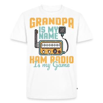 Funk Amateur Funker Funker Radio Hobby cadeau - T-shirt Premium bio Homme - blanc - Devant - Nico (187cm)