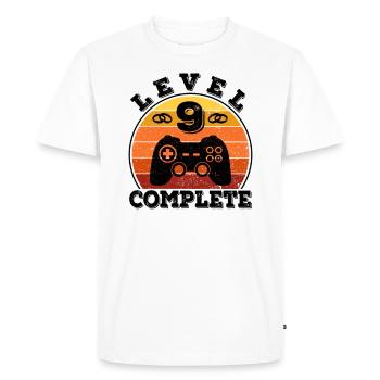 9e anniversaire de mariage 9 ans mariage mariage en céramique Gamer - T-shirt Premium bio Homme - blanc - Devant - Nico (187cm)