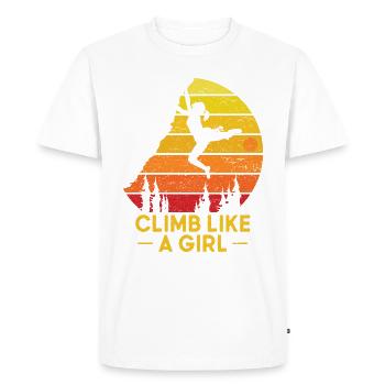 Escalade Boulder Escalade - T-shirt Premium bio Homme - blanc - Devant - Nico (187cm)