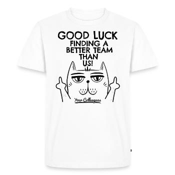 Job change New job Farewell Farewell gift - Men's Premium Organic T-Shirt - white - Front - Nico (187cm)