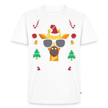 Sex ist schön aber Weihnachten ist öfter - Männer Premium Bio T-Shirt - Weiß - Vorne - Nico (187cm)
