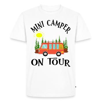 Camping Bus Camper sur Tour Roadtrip - T-shirt Premium bio Homme - blanc - Devant - Nico (187cm)