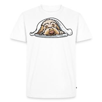 Spinone Italiano Chemise pyjama officielle - T-shirt Premium bio Homme - blanc - Devant - Nico (187cm)