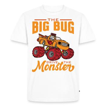 Monster Truck Truck Motorsport Cadeau - T-shirt Premium bio Homme - blanc - Devant - Nico (187cm)