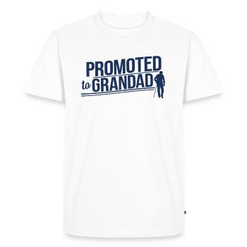 Promoted to Grandfather Grandpa Grandpa Opi - Men's Premium Organic T-Shirt - white - Front - Nico (187cm)