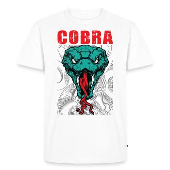 Snake Snake Whisperer Snakes Cadeau - T-shirt Premium bio Homme - blanc - Devant - Nico (187cm)