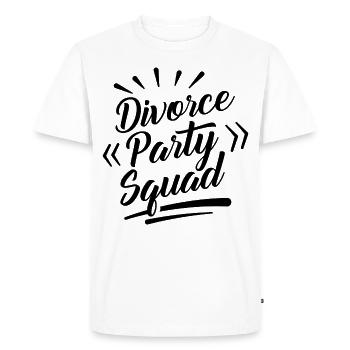 Divorce Party Squad Ex-femme Exmann Séparation - T-shirt Premium bio Homme - blanc - Devant - Nico (187cm)