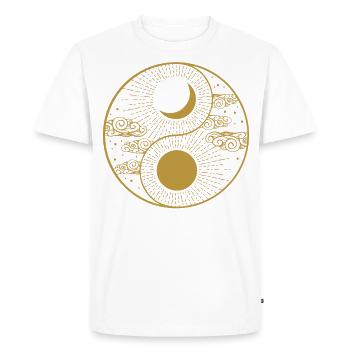 Qigong Qi Gong Tai Chi Chigong - Männer Premium Bio T-Shirt - Weiß - Vorne - Nico (187cm)