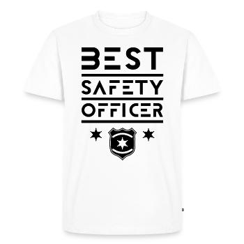 Best Security Officer Security Security - Men's Premium Organic T-Shirt - white - Front - Nico (187cm)