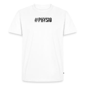 Rehabilitation sports - #Physio - Men's Premium Organic T-Shirt - white - Front - Nico (187cm)