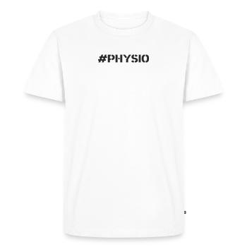 Rehabilitation sports - #Physio - Men's Premium Organic T-Shirt - white - Front - Nico (187cm)