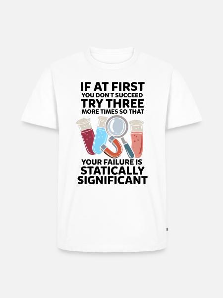 Science Teacher Funny Science - Men's Premium Organic T-Shirt - white
