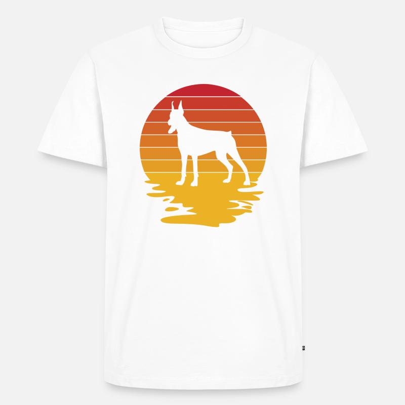 Dobermann Pinscher Dobermann Welpe Geschenk - Männer Premium Bio T-Shirt - Weiß