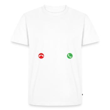 Hulahoop Hullern HulaHoop Sport Hullern Gift - Men's Premium Organic T-Shirt - white - Front - Nico (187cm)