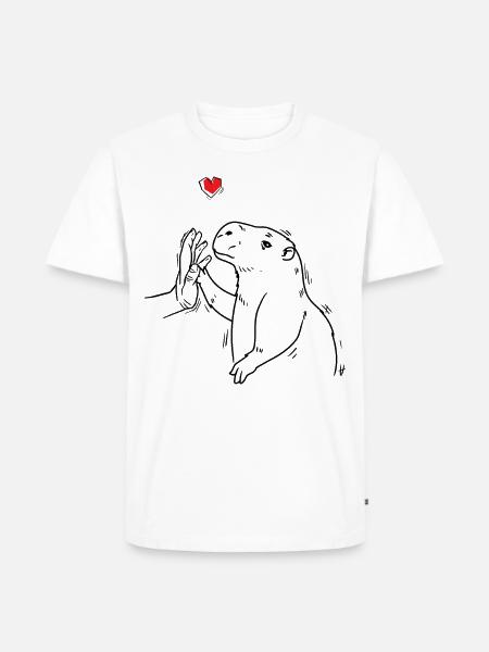 Capybara capybara rodent - Men's Premium Organic T-Shirt - white