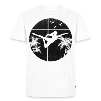 Pole Dance Pole Dancing Pole Dancer I Pole Dance - T-shirt Premium bio Homme - blanc - Devant - Nico (187cm)